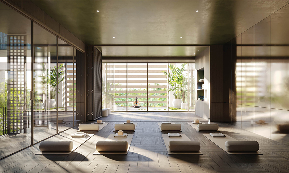 18-Tropic-Residences-Yoga-Room